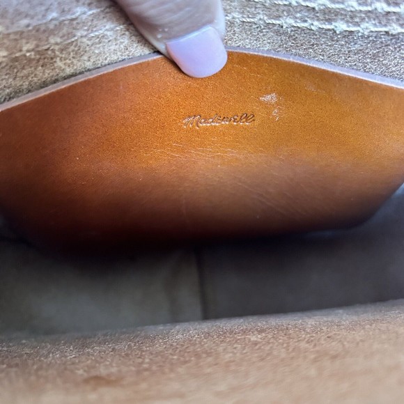 Madewell Leather Bag Crossbody Savannah Saddle Flap Front Brown EUC - Picture 11 of 12
